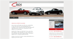 Desktop Screenshot of bkm-convertible.com