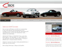 Tablet Screenshot of bkm-convertible.com